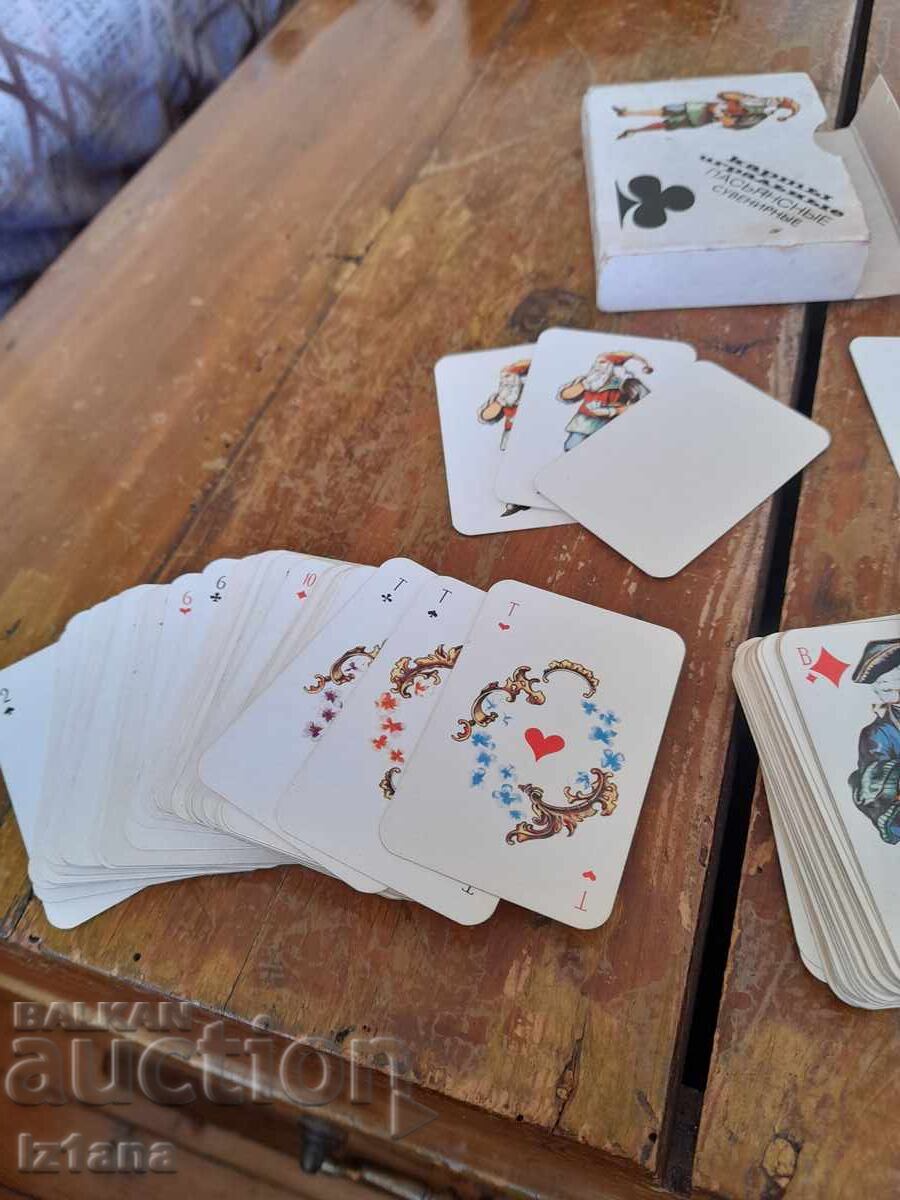 Old Russian Playing Cards, Solitaire Cards, Souvenir Cards - 5