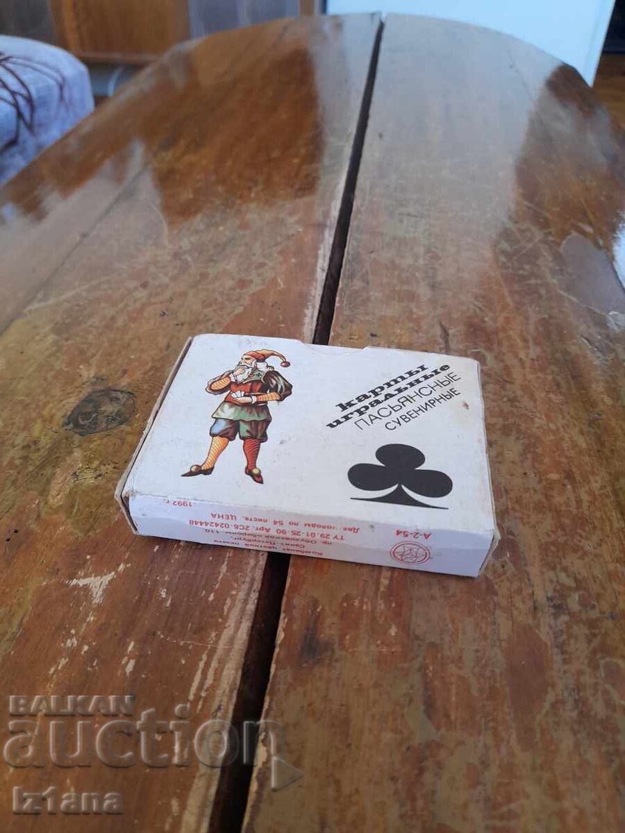 Old Russian Playing Cards, Solitaire Cards, Souvenir Cards