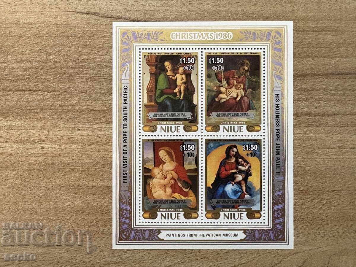 Νιούε - Επίσκεψη του Πάπα Ιωάννη Παύλου Β' στο Νότο... (1986) MNH