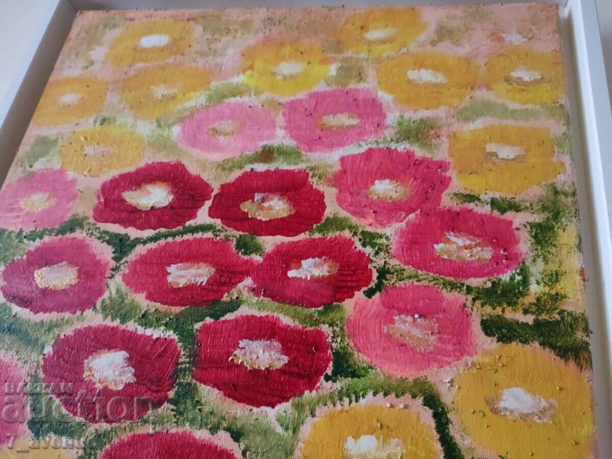 Tablou original acrilic pe pânză, autentic, 40/40 cm - 5 Tablou original acrilic pe pânză, autentic, 40/40 cm - 5