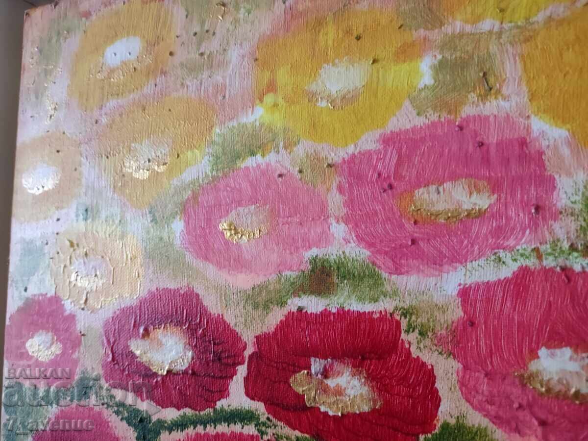 Tablou original acrilic pe pânză, autentic, 40/40 cm - 7 Tablou original acrilic pe pânză, autentic, 40/40 cm - 7