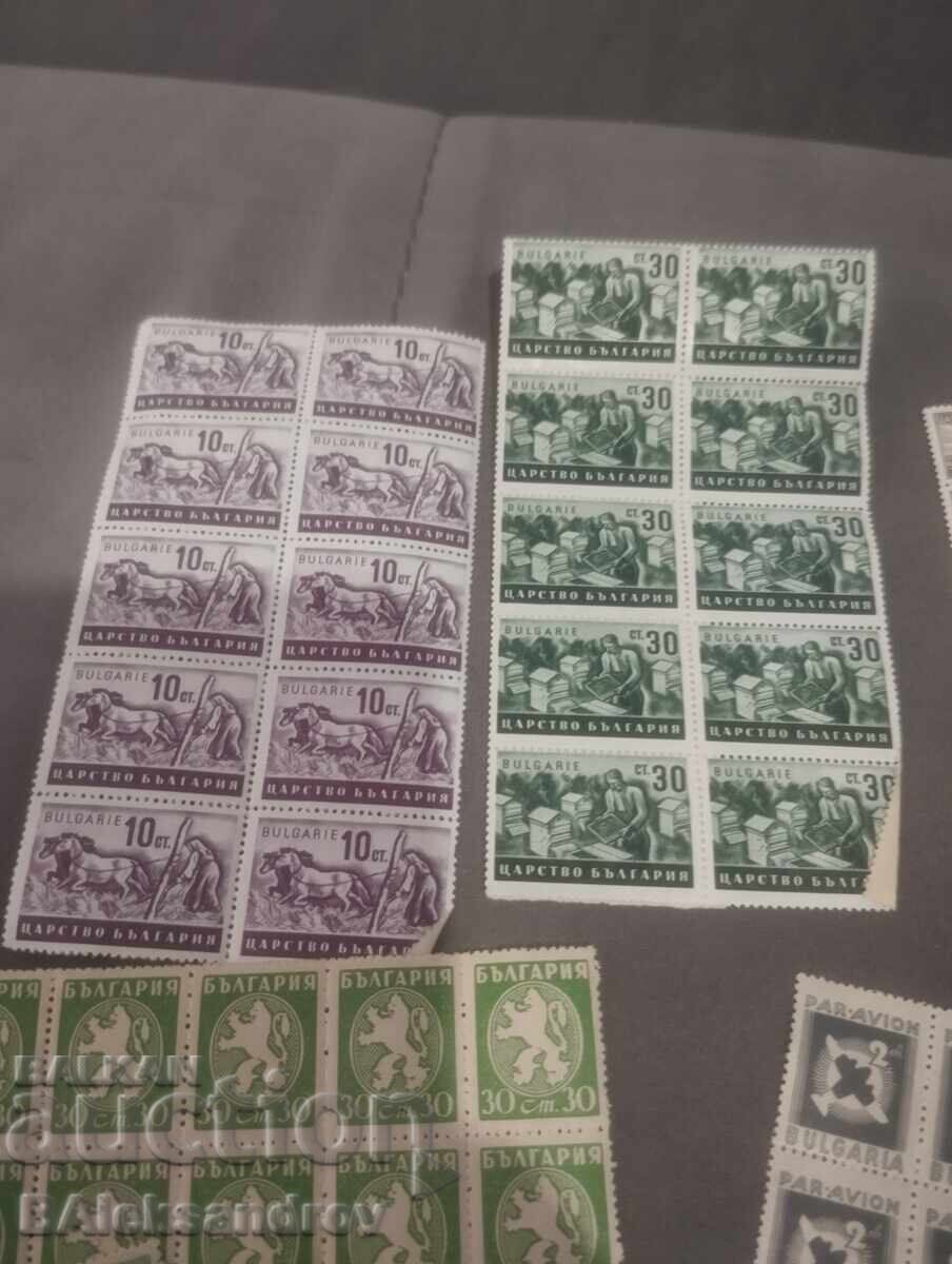 Лот бг. пощенски марки в плик от 1930 г. - 5 Лот бг. пощенски марки в плик от 1930 г. - 5