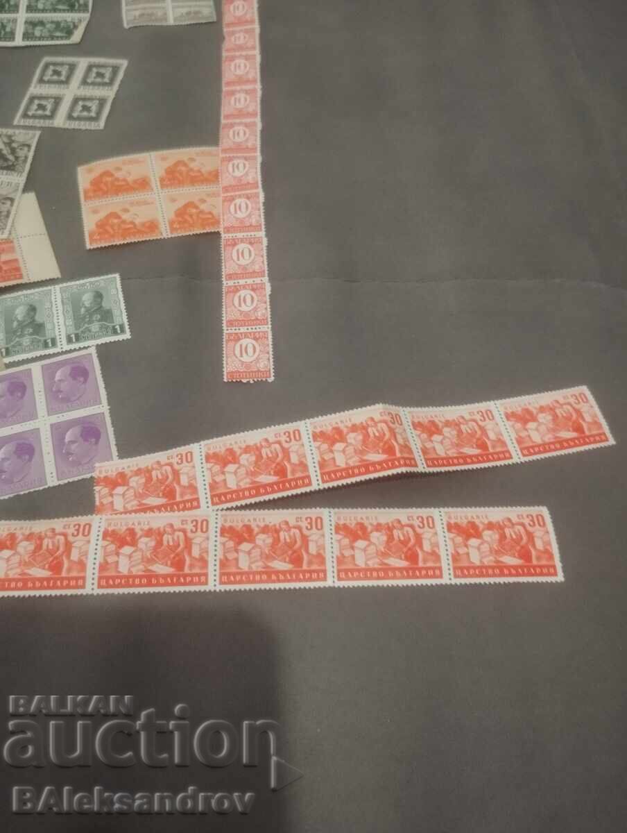 Лот бг. пощенски марки в плик от 1930 г. - 6 Лот бг. пощенски марки в плик от 1930 г. - 6