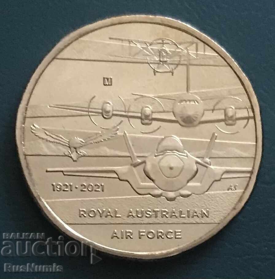 Australia. 1 dolar 2021 (M). Forțele Aeriene Regale Australiene Australia. 1 dolar 2021 (M). Forțele Aeriene Regale Australiene