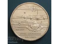 Австралия. 1 долар 2021 г.(М). Австралийски кралски ВВС.