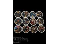 ΛΟΥΞΟΥΣ ΣΕΤ ΑΠΟ ΖΩΔΙΑΚΑ ΝΟΜΙΣΜΑΤΑ – ΤΑ 12 ΖΩΔΙΑ