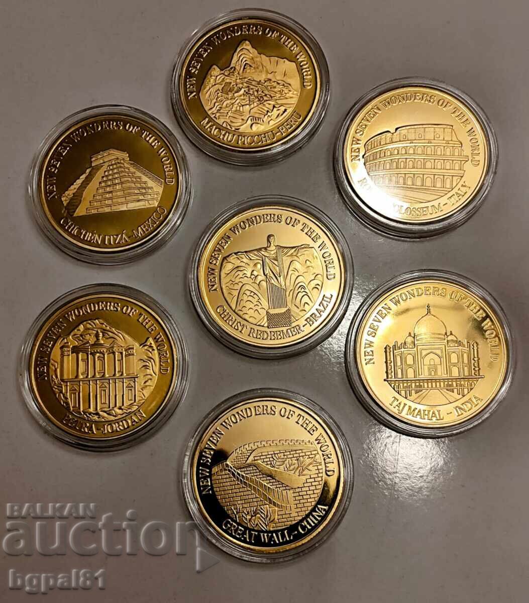 ✨ СУВЕНИРНИ МОНЕТИ – “НОВИТЕ 7 ЧУДЕСА НА СВЕТА”! ✨ ✨ СУВЕНИРНИ МОНЕТИ – “НОВИТЕ 7 ЧУДЕСА НА СВЕТА”! ✨