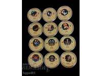 ♈ MONEDE SUVENIR – 12 SEMNE ZODIACALE ♓