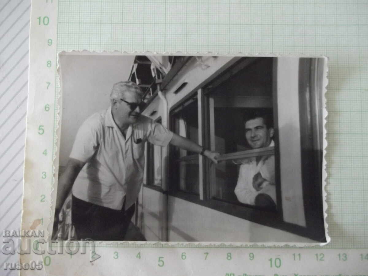 Φωτογραφία του συνθέτη Γιόσιφ Τσάνκοφ σε ποταμόπλοιο Φωτογραφία του συνθέτη Γιόσιφ Τσάνκοφ σε ποταμόπλοιο