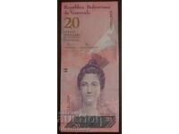 20 Venezuelan Bolivars 2009, Venezuela, UNC