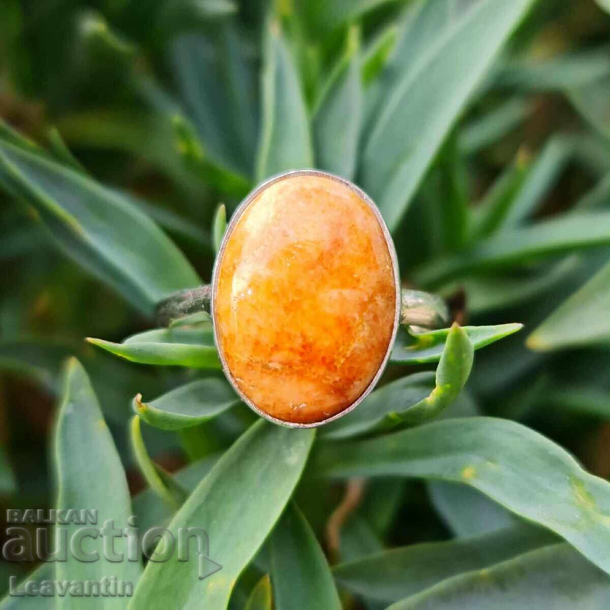 Παράδοση Ασημένιο δαχτυλίδι με κοράλλι