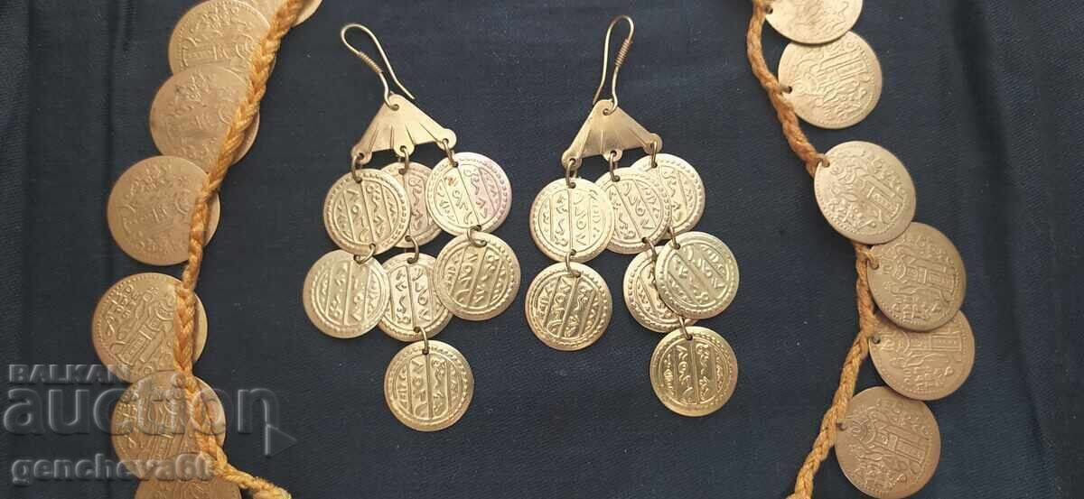 Authentic STAR jewelry for folk costume and earrings - 6