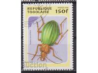 Клеймована марка Фауна Насекомо Бръмбар 1996 от Того