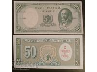 Chile, Chile, 50 pesos / 5 centavos, UNC