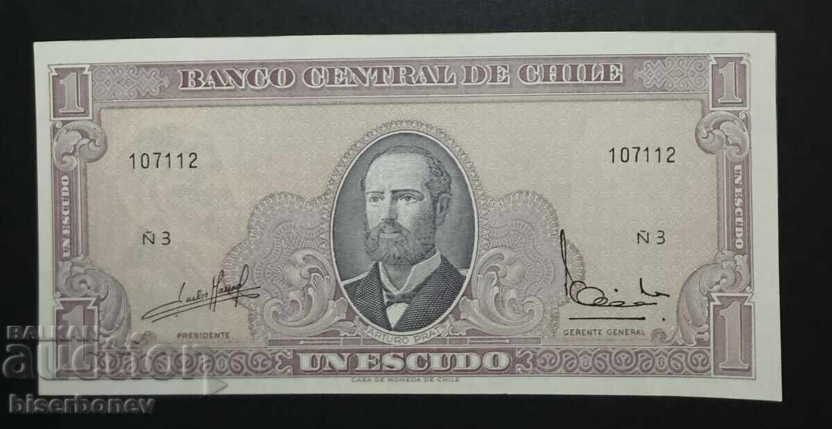 Chile, Chile, 1 peso 1964, 1 pesos, UNC