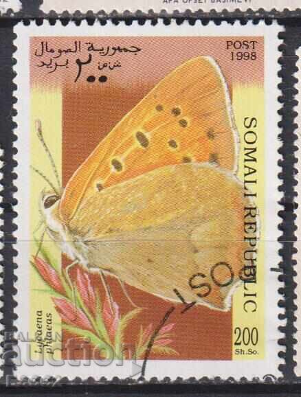 Timbre marcat Fauna Fluture 1998 din Somalia Timbre marcat Fauna Fluture 1998 din Somalia