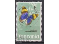 Stamped Fauna Butterfly 1973 from Tanzania