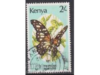 Stamped Fauna Butterfly 1988 stamp from Kenya