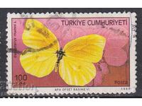 Stamped Fauna Butterfly 1988 from Turkey