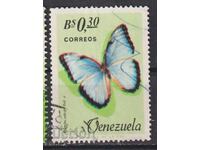 Stamped Fauna Butterfly 1966 from Venezuela