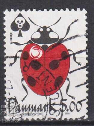 Stamped Fauna Insect Kalinka 1998 from Denmark Stamped Fauna Insect Kalinka 1998 from Denmark