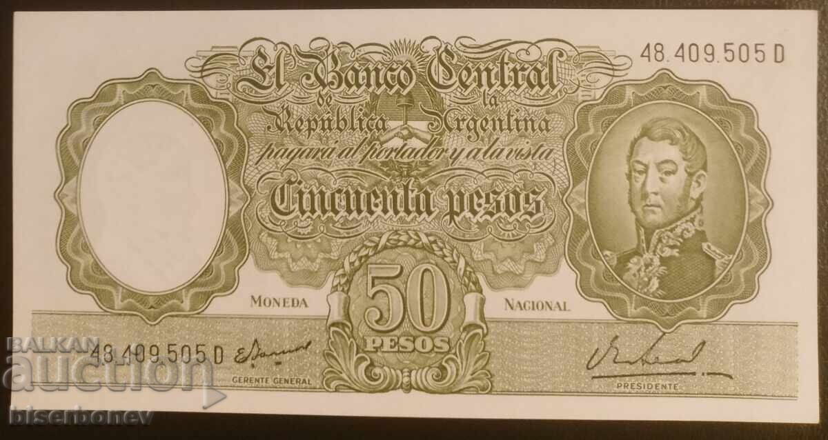 Αργεντινή, Argentina, 50 πέσος, 1967, UNC