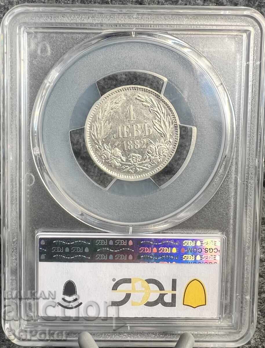 Δημοπρασία 1 ΛΕΒ 1882 PCGS AU53