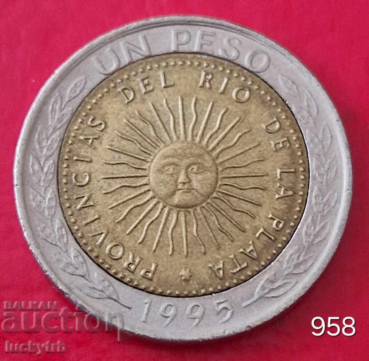 1 Peso 1995 - Argentina 1 Peso 1995 - Argentina
