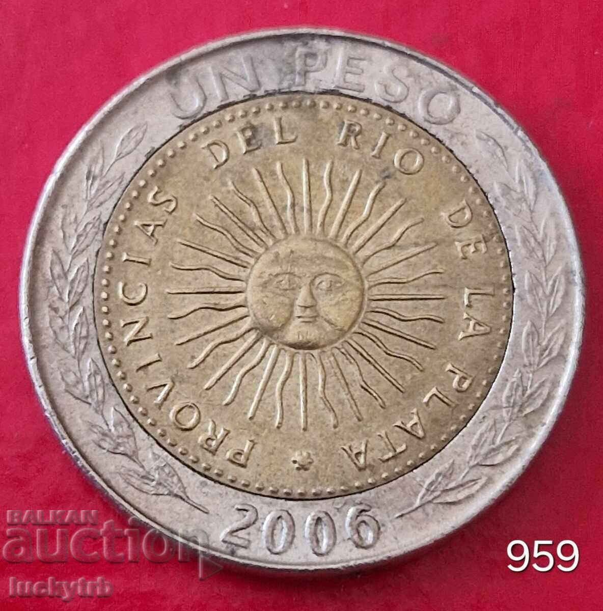 1 peso 2006 - Argentina
