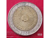 1 песо 2006 - Аржентина