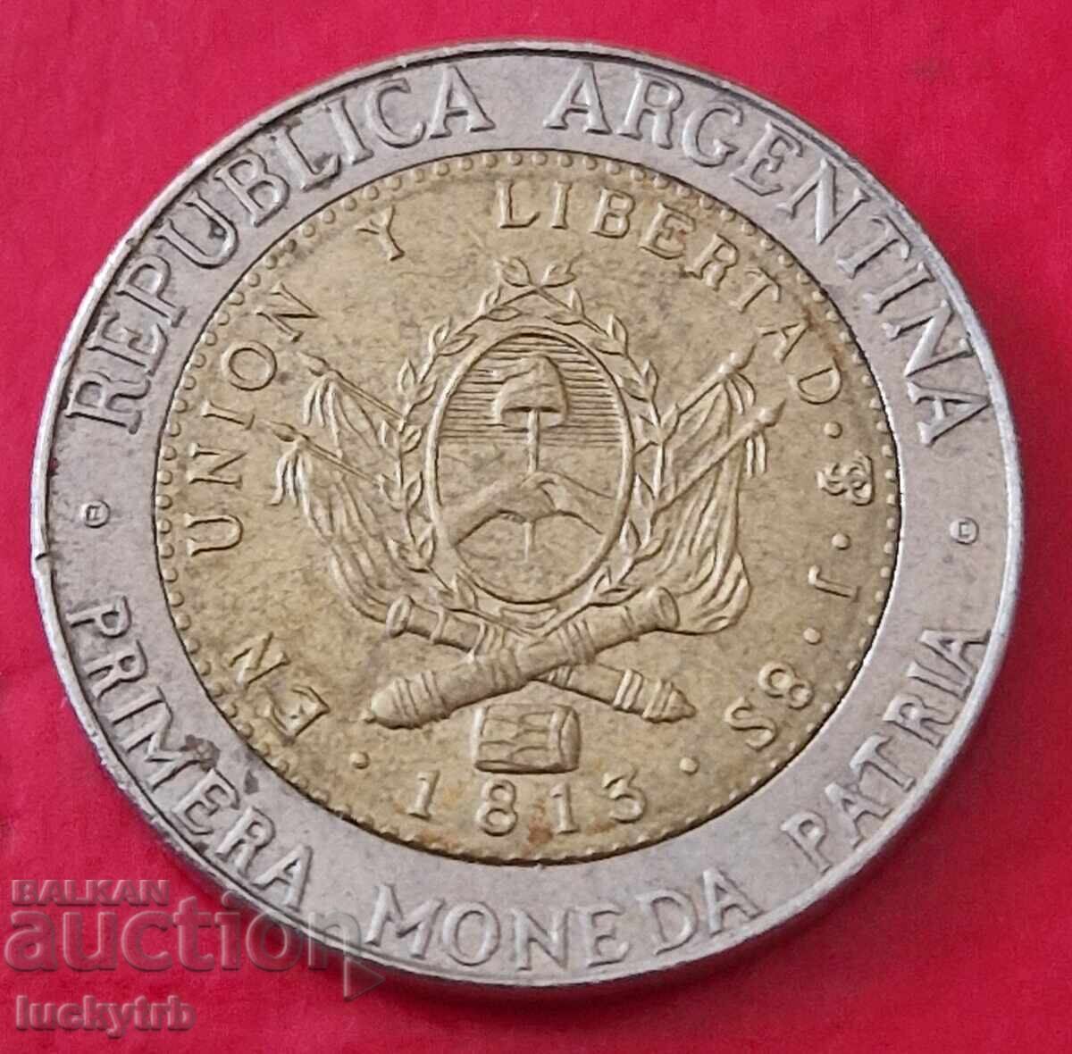 1 πέσο 2010 - Αργεντινή με τιμή 1.00 BGN | € 0.51