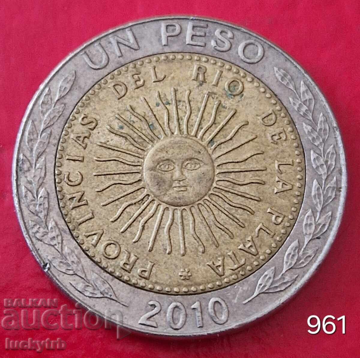 1 πέσο 2010 - Αργεντινή