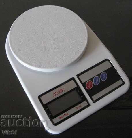Electronic kitchen scale-max 7/10 kg