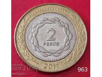 2 песос 2011 - Аржентина