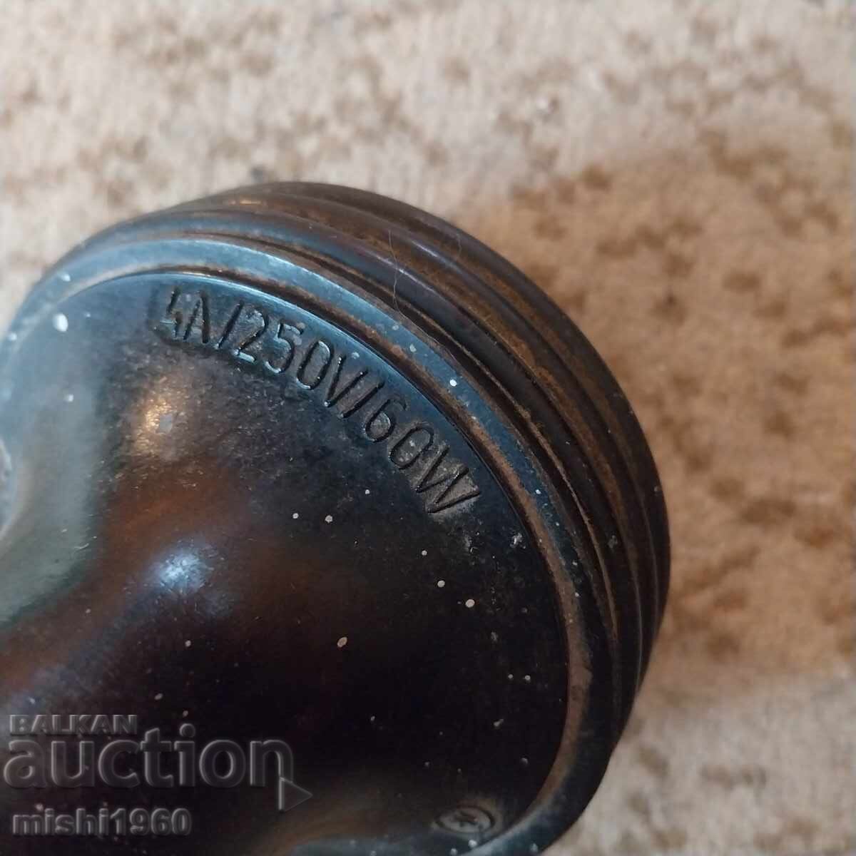 Auction  Old car lamp