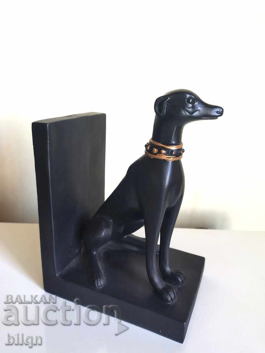 Όμορφο Ξύλινο Στοπ Βιβλίων - Σκύλος Γκρέιχαουντ - 5