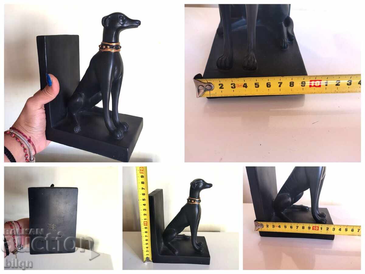 Όμορφο Ξύλινο Στοπ Βιβλίων - Σκύλος Γκρέιχαουντ - 7