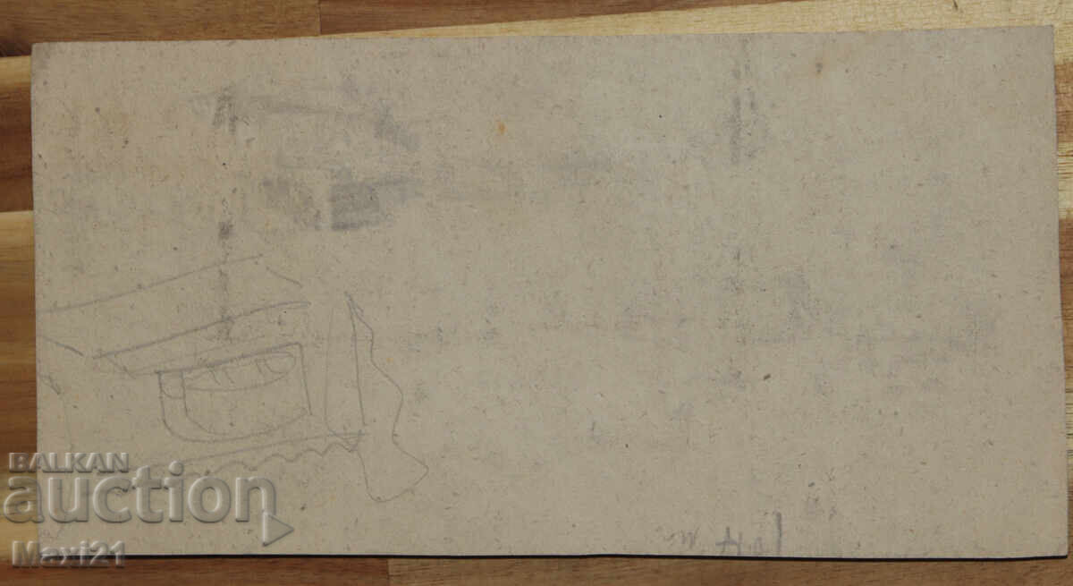 Картина миниатюра гваш интериор - 6