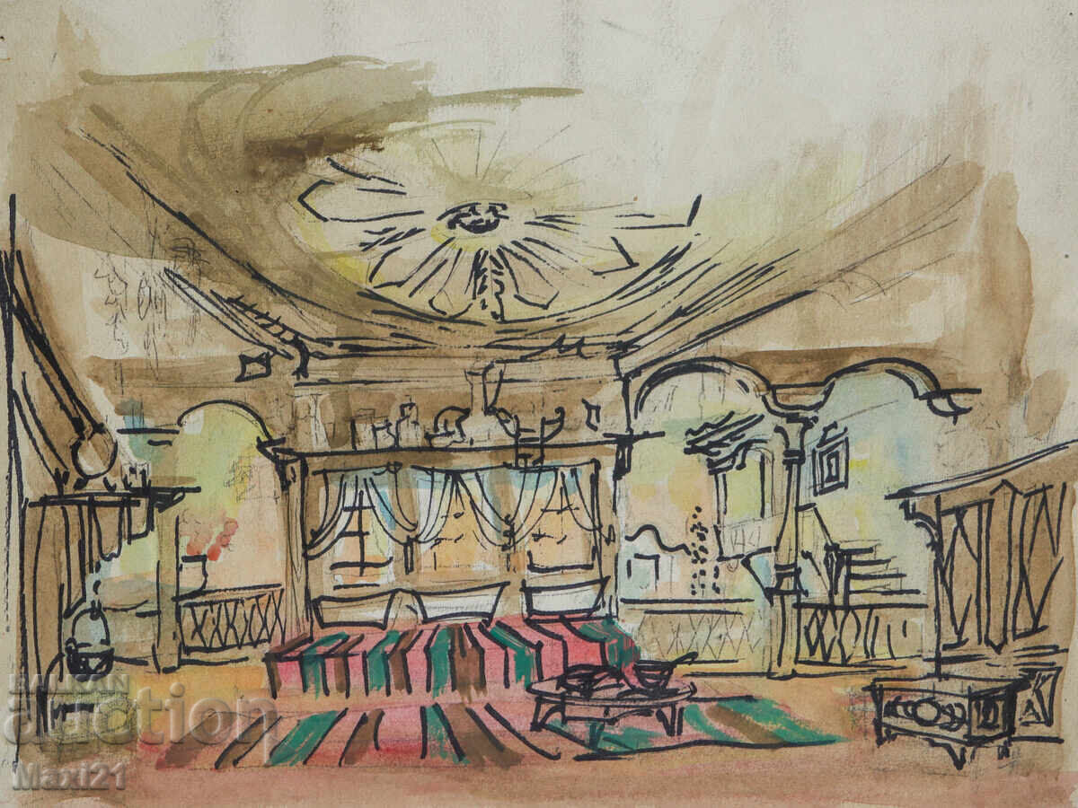 Δημοπρασία Έργο γκουάς εσωτερικού χώρου Δημοπρασία Έργο γκουάς εσωτερικού χώρου