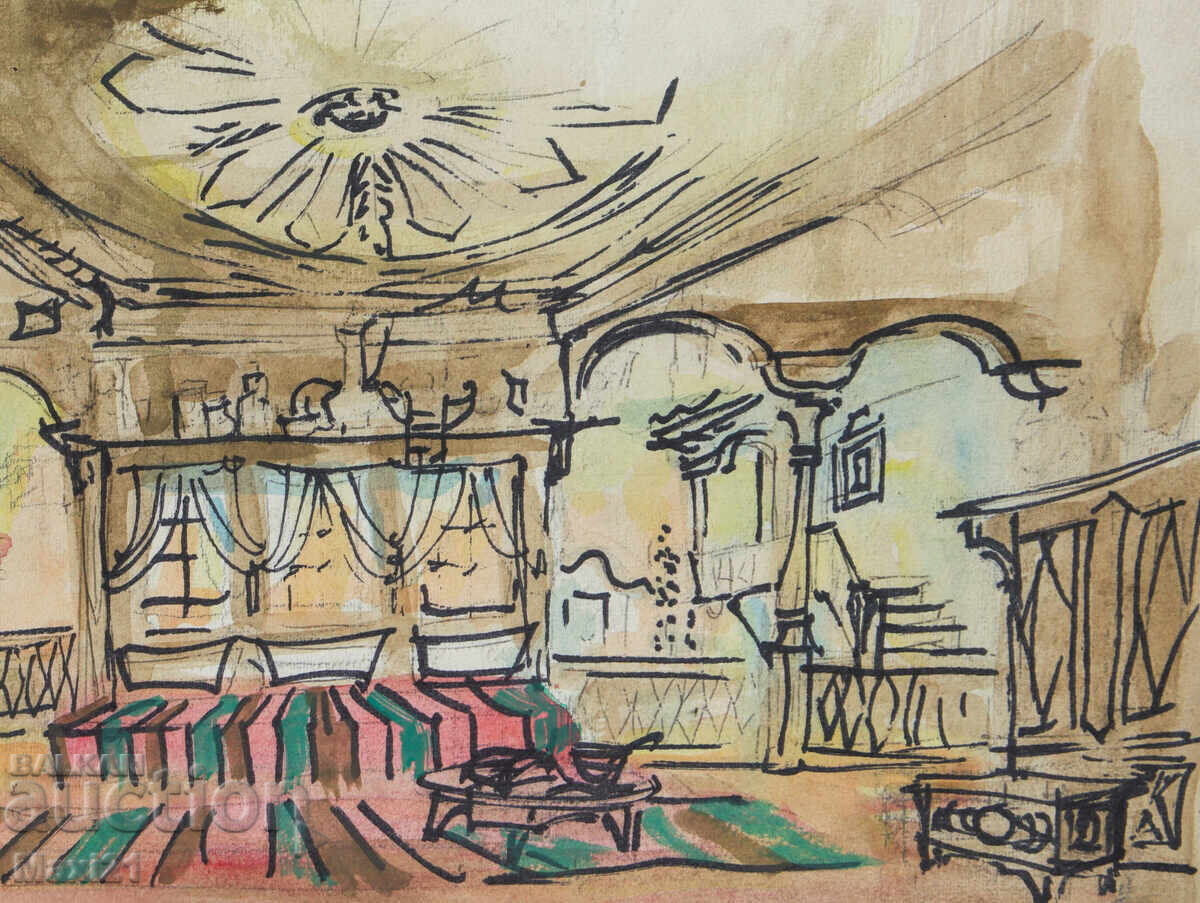 Έργο γκουάς εσωτερικού χώρου - 5 Έργο γκουάς εσωτερικού χώρου - 5