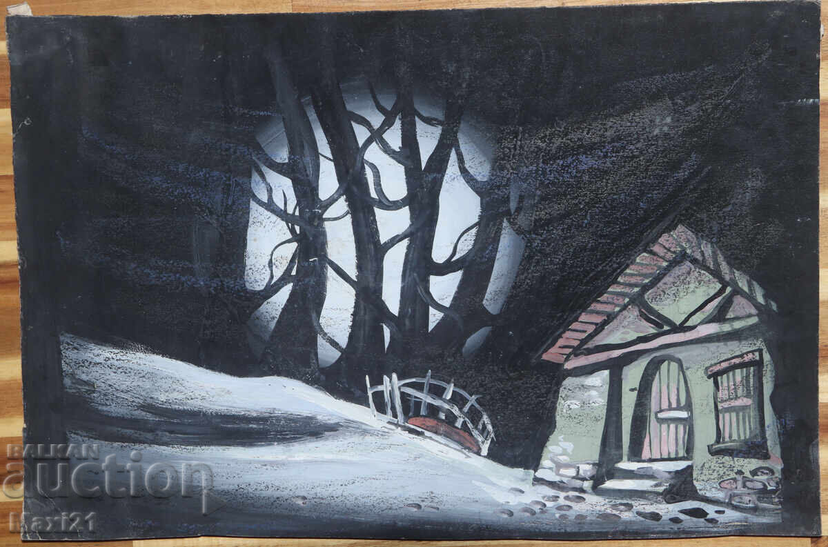 Tablou guaș scenografie decor cu preț 120.00 BGN | € 61.36