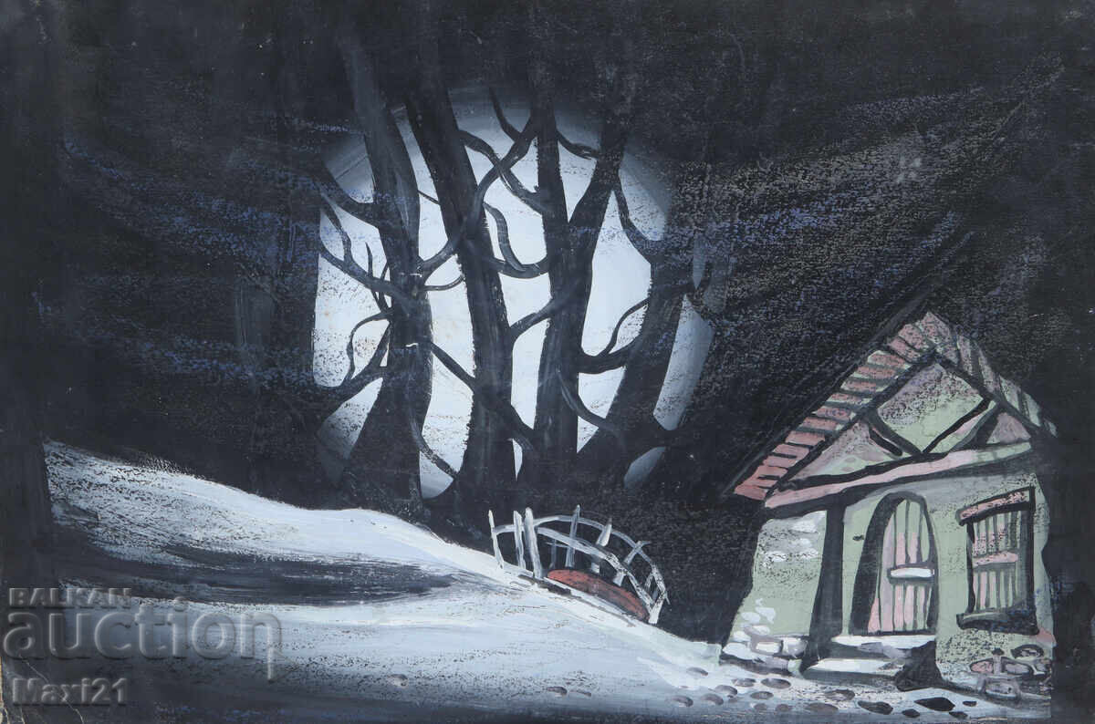 Tablou guaș scenografie decor