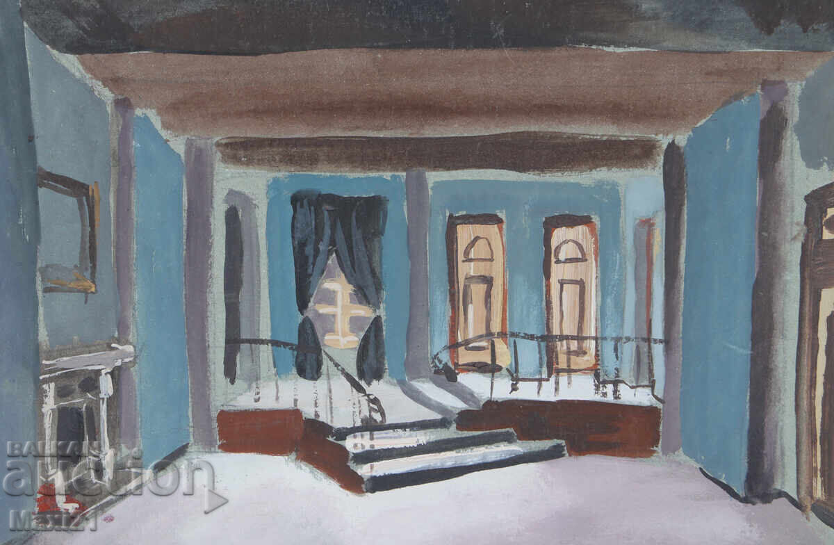 Παράδοση Γκουάς ζωγραφική σκηνογραφία διακόσμηση