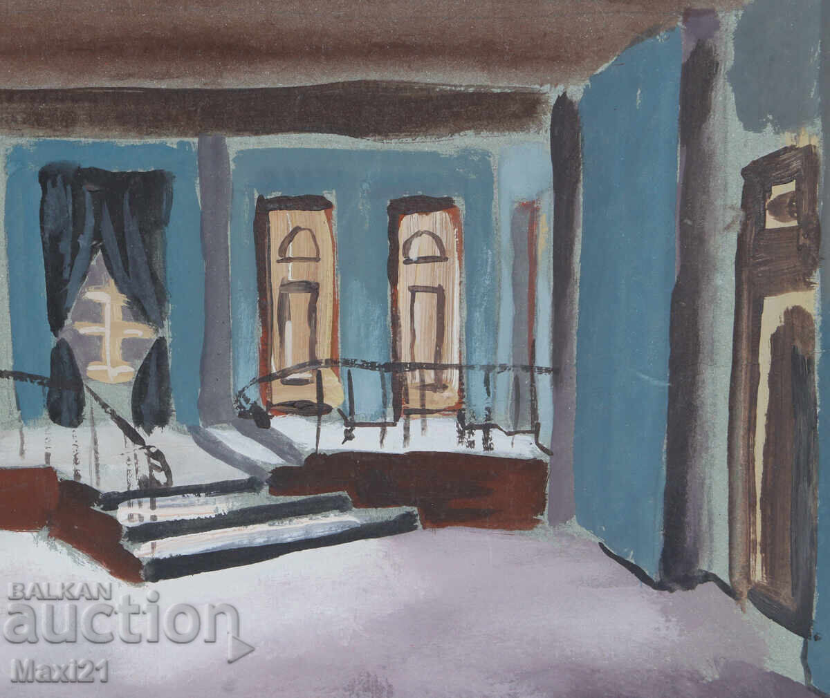 Γκουάς ζωγραφική σκηνογραφία διακόσμηση - 5