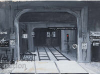 Έργο τέχνης γκουάς σκηνογραφία