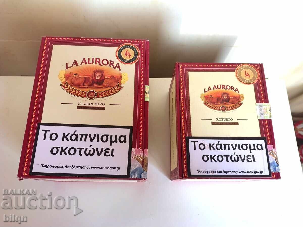 Συλλεκτικές Ξύλινες Κουτιά από Πούρα - La Aurora με τιμή 34.98 BGN | € 17.88