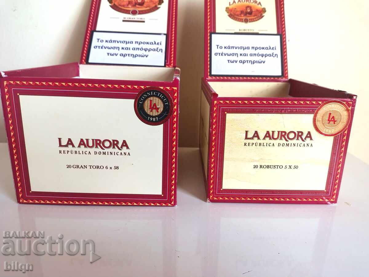 Παράδοση Συλλεκτικές Ξύλινες Κουτιά από Πούρα - La Aurora