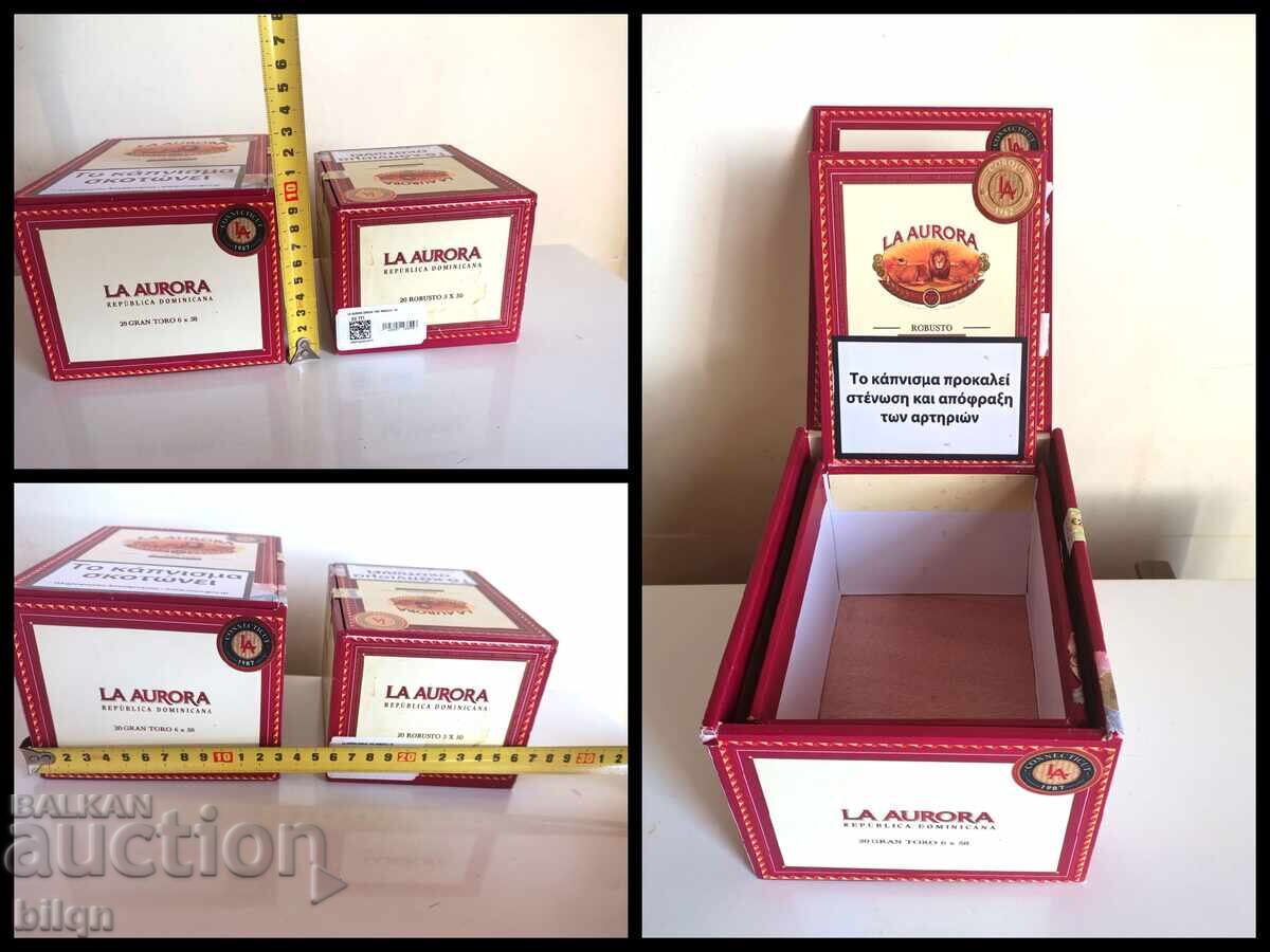 Συλλεκτικές Ξύλινες Κουτιά από Πούρα - La Aurora - 7