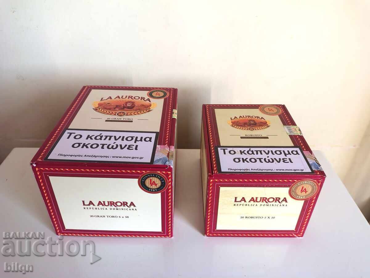 Συλλεκτικές Ξύλινες Κουτιά από Πούρα - La Aurora