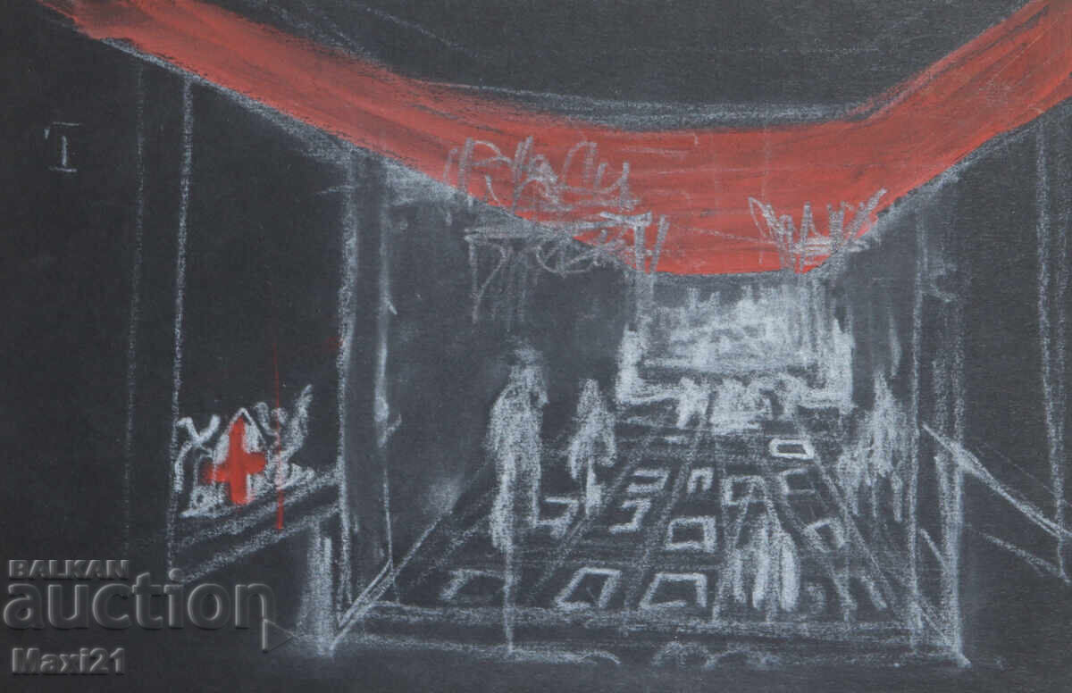 Παστέλ πίνακας σκηνικού ντεκόρ Παστέλ πίνακας σκηνικού ντεκόρ